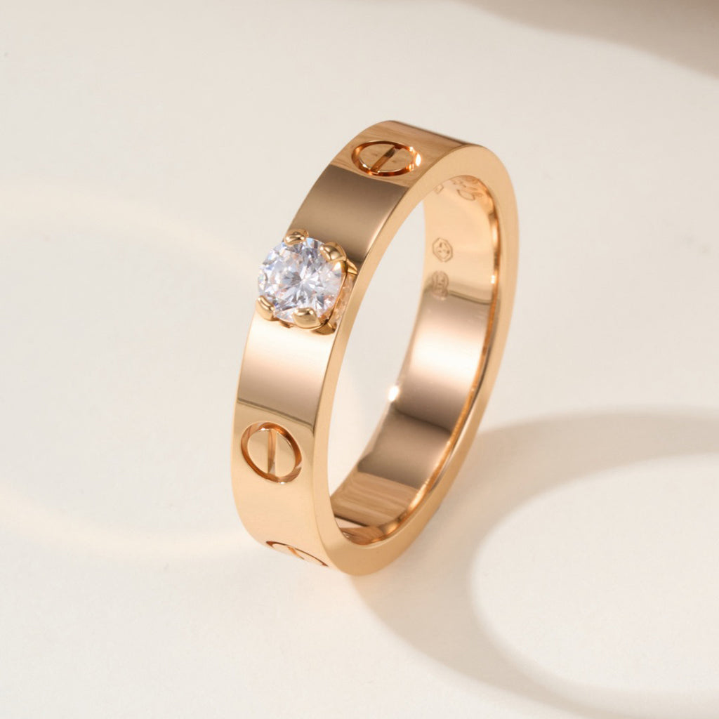 [Triumph Jewelry]LOVE RING 3.6MM 1 BIG DIAMOND