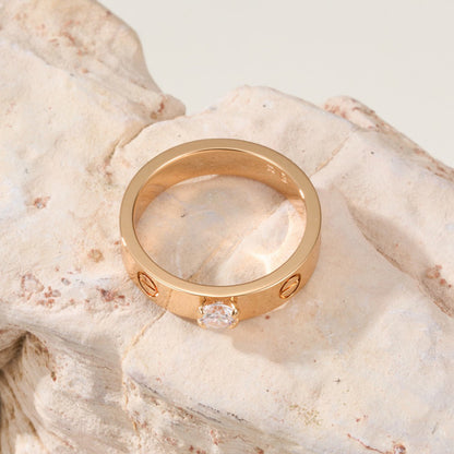 [Triumph Jewelry]LOVE RING 3.6MM 1 BIG DIAMOND