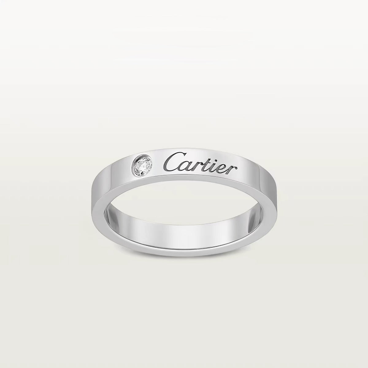 [Triumph Jewelry]LOVE RING 4MM 1 DIAMOND