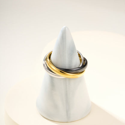 [Triumph Jewelry]TRINITY 3.2MM RING BLACK CERAMIC