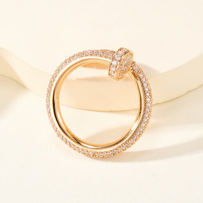 [Triumph Jewelry]JUSTE RING 2.6MM FULL DIAMOND