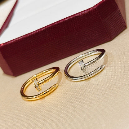 [Triumph Jewelry]JUSTE 1.8MM HALF DIAMOND RING