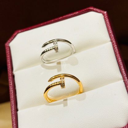 [Triumph Jewelry]JUSTE 1.8MM HALF DIAMOND RING