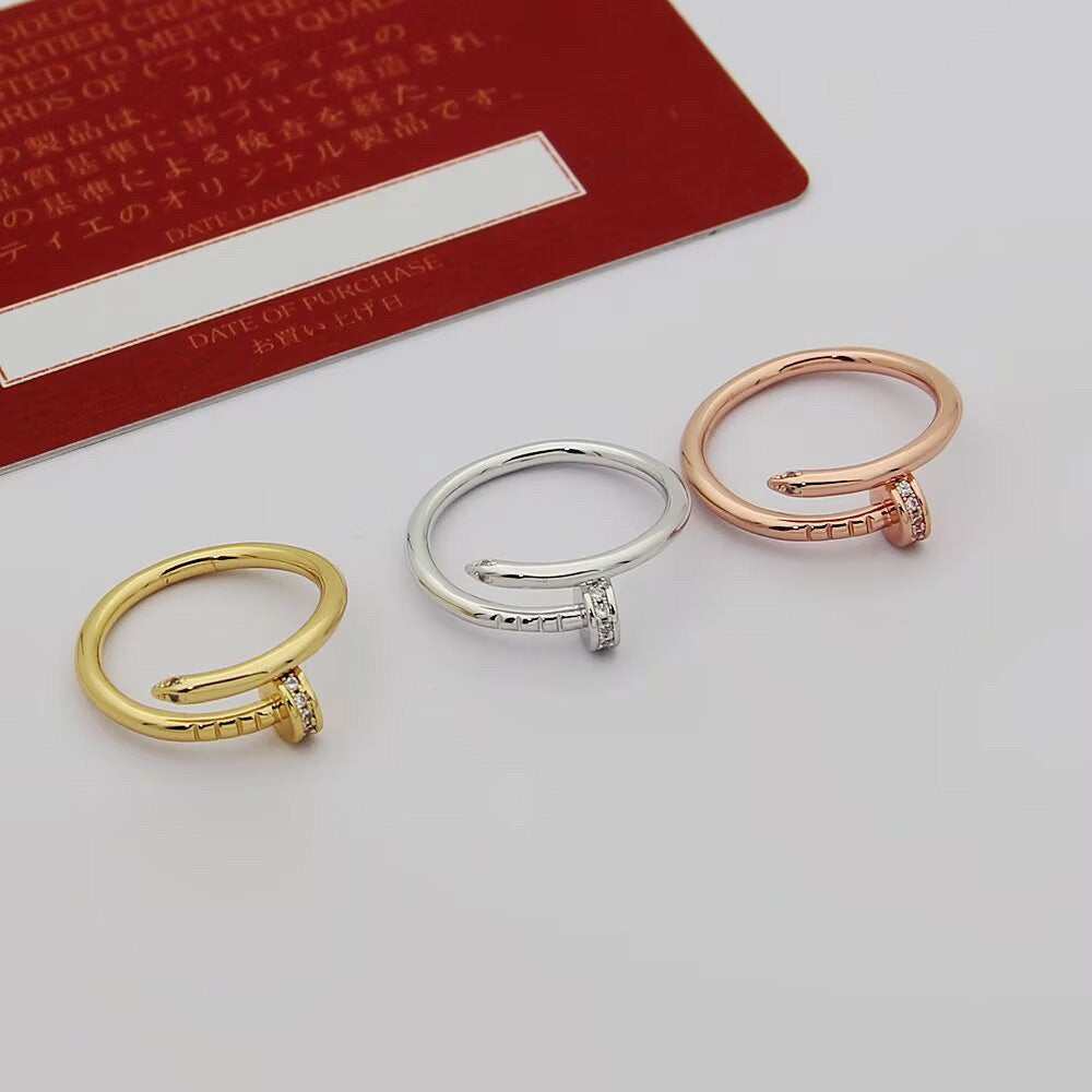 [Triumph Jewelry]JUSTE 1.8MM HALF DIAMOND RING