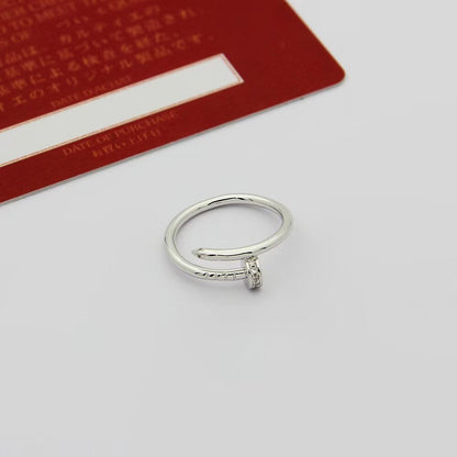 [Triumph Jewelry]JUSTE 1.8MM HALF DIAMOND RING