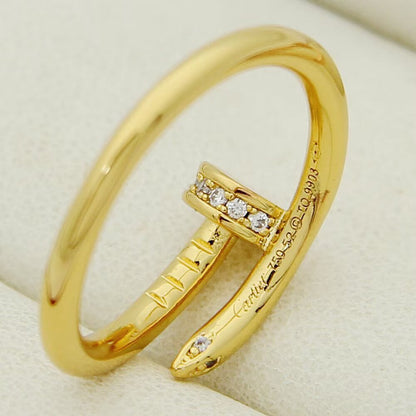 [Triumph Jewelry]JUSTE 1.8MM HALF DIAMOND RING