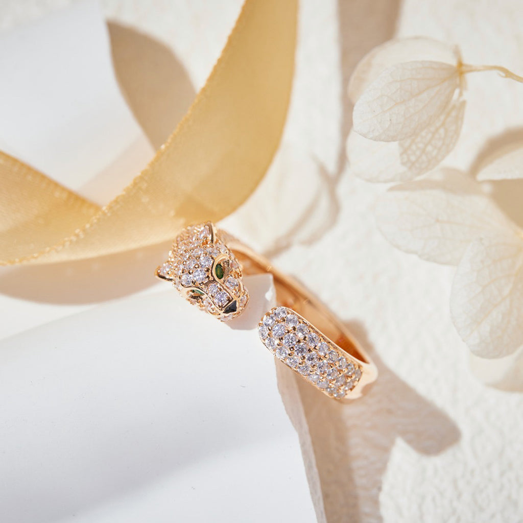 [Triumph Jewelry]PANTHERE FULL DIAMOND SMALL RING