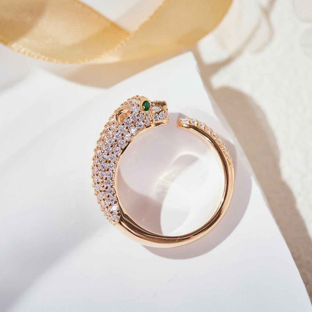 [Triumph Jewelry]PANTHERE FULL DIAMOND SMALL RING