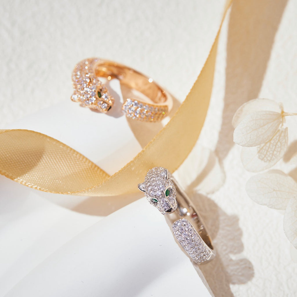 [Triumph Jewelry]PANTHERE FULL DIAMOND SMALL RING