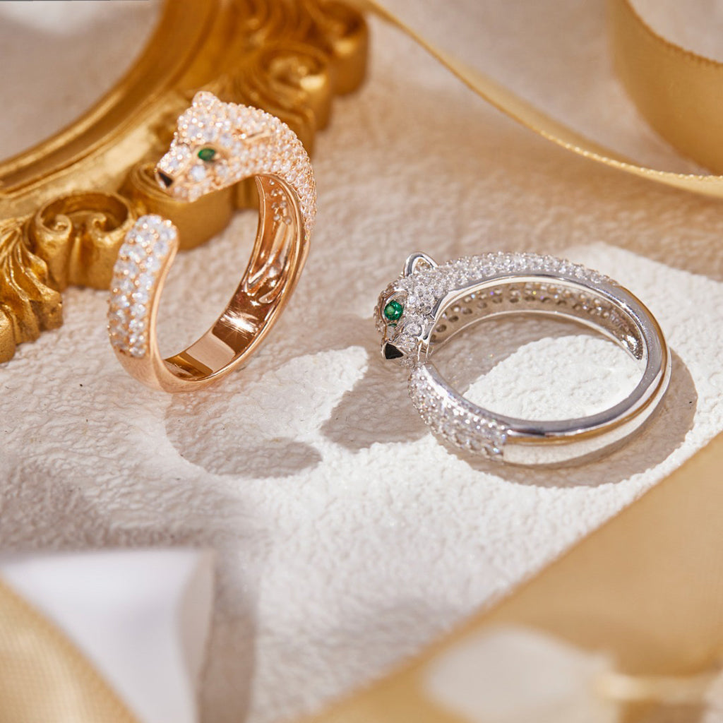 [Triumph Jewelry]PANTHERE FULL DIAMOND SMALL RING