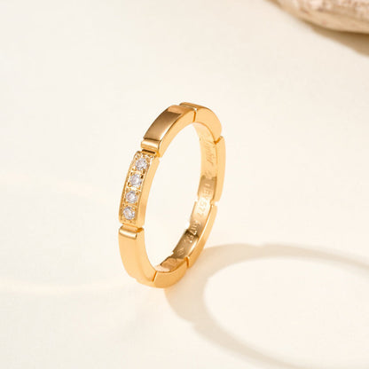[Triumph Jewelry]MAILLON PANTHERE 4 DIAMOND RING