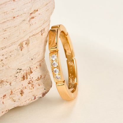[Triumph Jewelry]MAILLON PANTHERE 4 DIAMOND RING