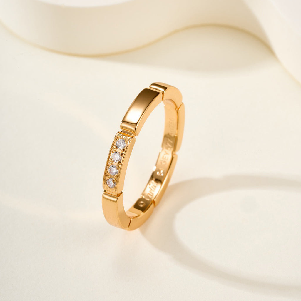 [Triumph Jewelry]MAILLON PANTHERE 4 DIAMOND RING