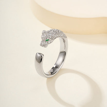 [Triumph Jewelry]PANTHERE HALF DIAMOND SMALL RING