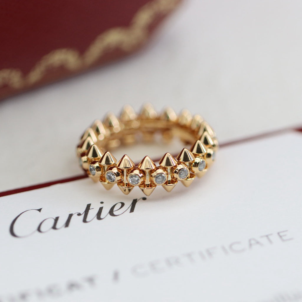 [Triumph Jewelry]CLASH 6.8MM DIAMOND MEDIUM RING