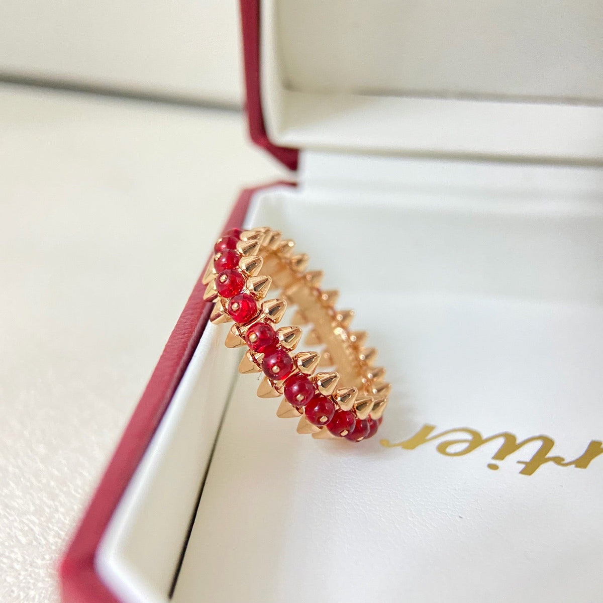 [Triumph Jewelry]CLASH 7.9MM AGATE CHALCEDONY RING