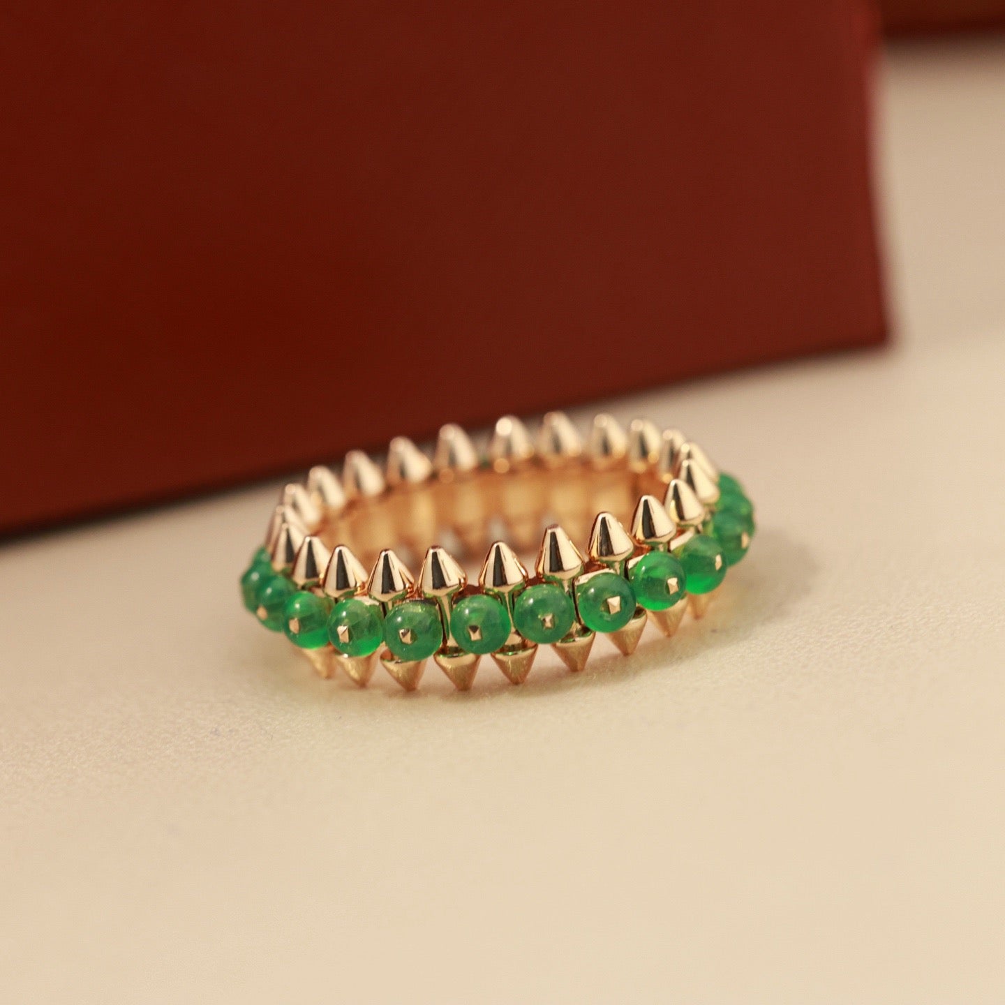 [Triumph Jewelry]CLASH 7.9MM AGATE CHALCEDONY RING