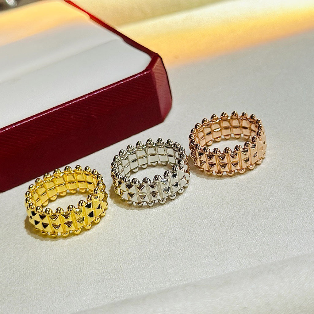[Triumph Jewelry]CLASH 9.2MM DOUBLE ROW RING