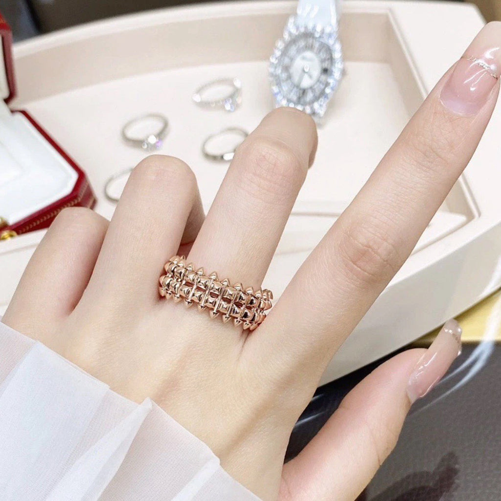 [Triumph Jewelry]CLASH 9.2MM DOUBLE ROW RING