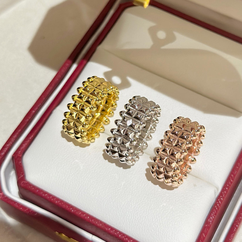 [Triumph Jewelry]CLASH 9.2MM DOUBLE ROW RING