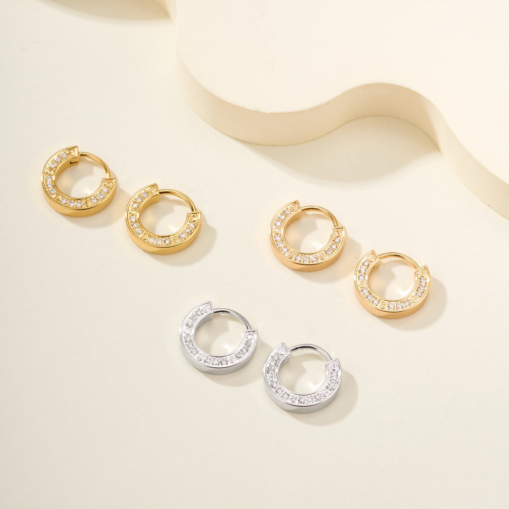 [Triumph Jewelry]LOVE DIAMOND EARRINGS