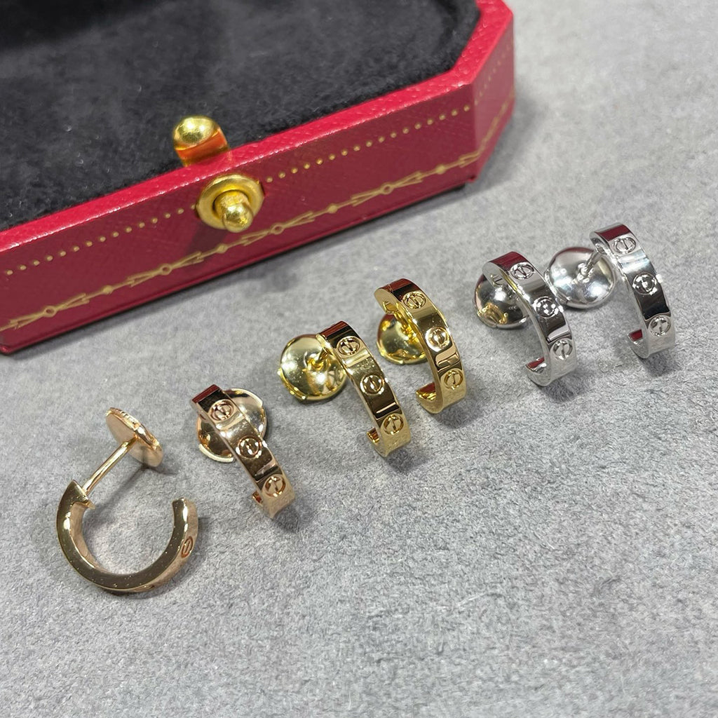 [Triumph Jewelry]LOVE EARRINGS 2.65 MM NO DIAMOND SMALL