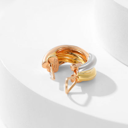 [Triumph Jewelry]TRINITY ON DIAMOND CLASSIC EARRINGS