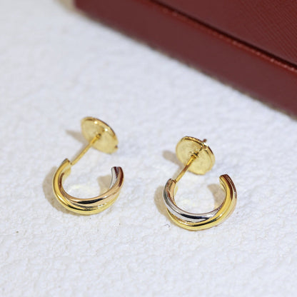 [Triumph Jewelry]TRINITY ON DIAMOND MINI EARRINGS