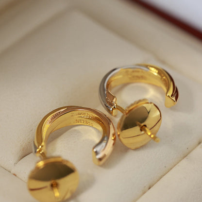 [Triumph Jewelry]TRINITY ON DIAMOND MINI EARRINGS