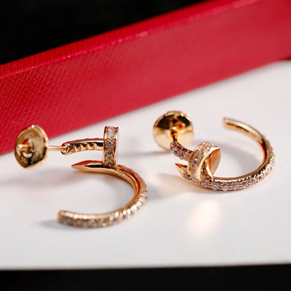 [Triumph Jewelry]JUSTE FULL DIAMOND SMALL EARRINGS