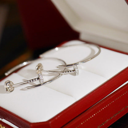 [Triumph Jewelry]JUSTE HALF DIAMOND LARGE EARRINGS