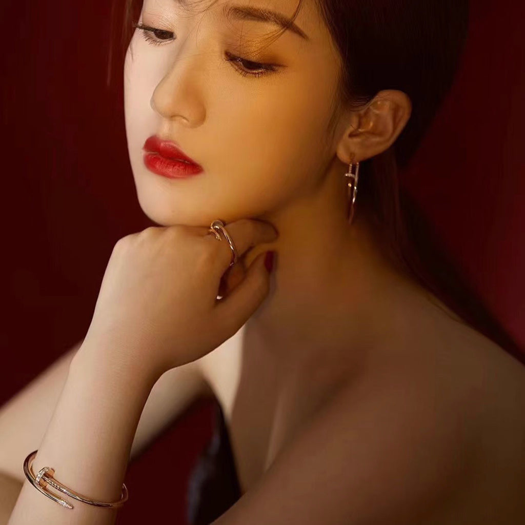 [Triumph Jewelry]JUSTE NO DIAMOND LARGE EARRINGS