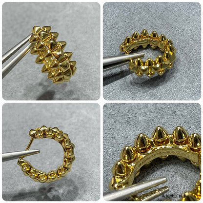 [Triumph Jewelry]CLASH MINI HOOP EARRINGS