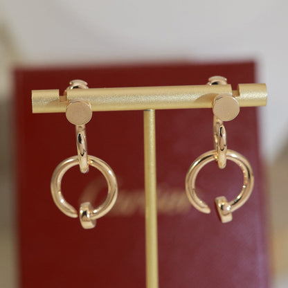 [Triumph Jewelry]JUSTE NO DIAMOND DOUBLE EARRINGS