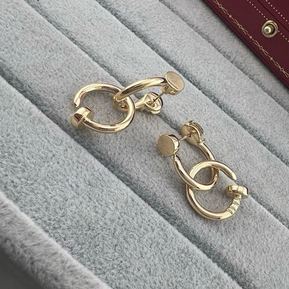 [Triumph Jewelry]JUSTE NO DIAMOND DOUBLE EARRINGS