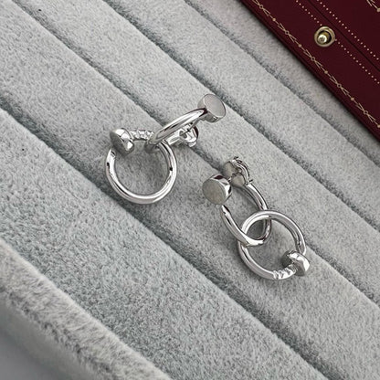 [Triumph Jewelry]JUSTE NO DIAMOND DOUBLE EARRINGS