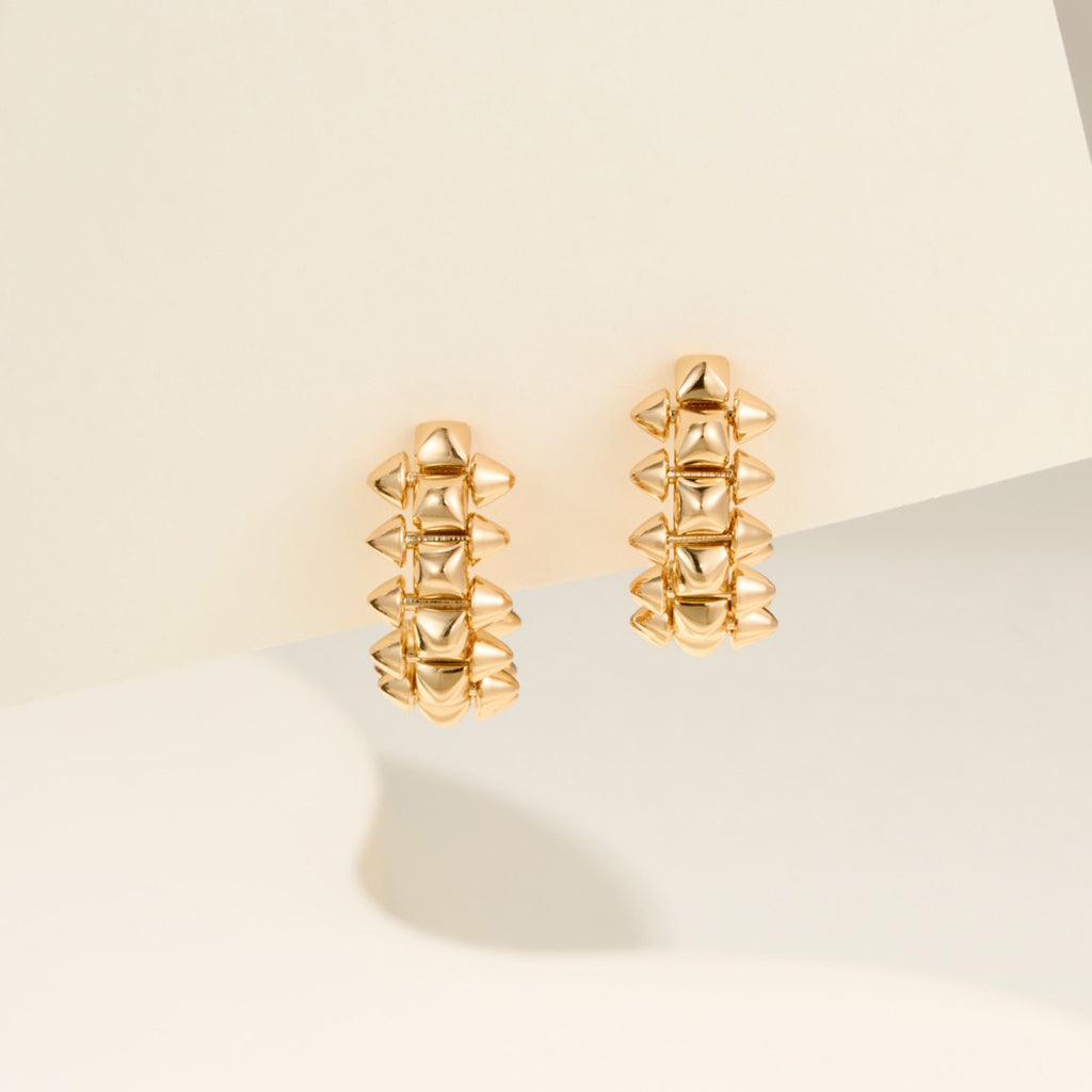 [Triumph Jewelry]CLASH MINI HOOP EARRINGS