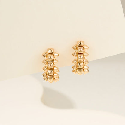 [Triumph Jewelry]CLASH MINI HOOP EARRINGS