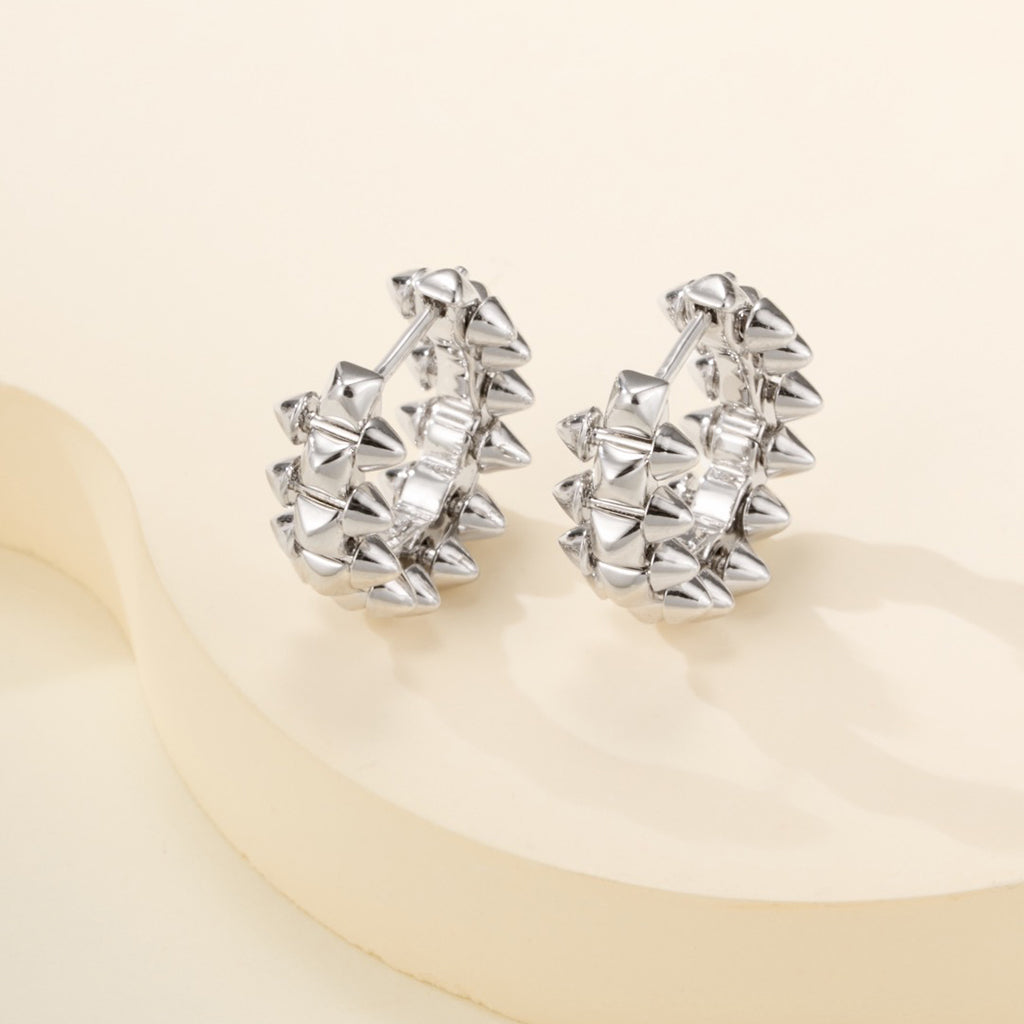 [Triumph Jewelry]CLASH MINI HOOP EARRINGS