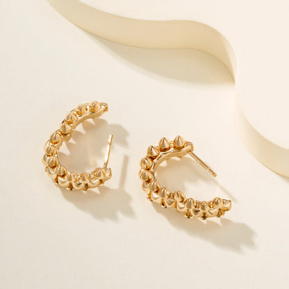 [Triumph Jewelry]CLASH MINI HOOP EARRINGS