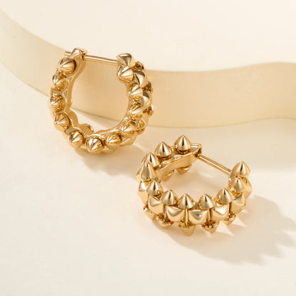 [Triumph Jewelry]CLASH MINI HOOP EARRINGS