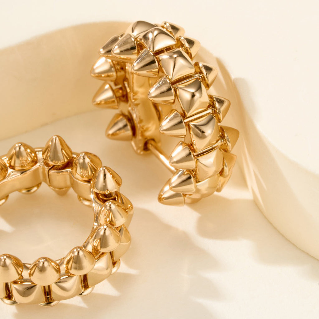 [Triumph Jewelry]CLASH MINI HOOP EARRINGS