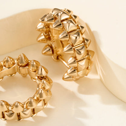 [Triumph Jewelry]CLASH MINI HOOP EARRINGS