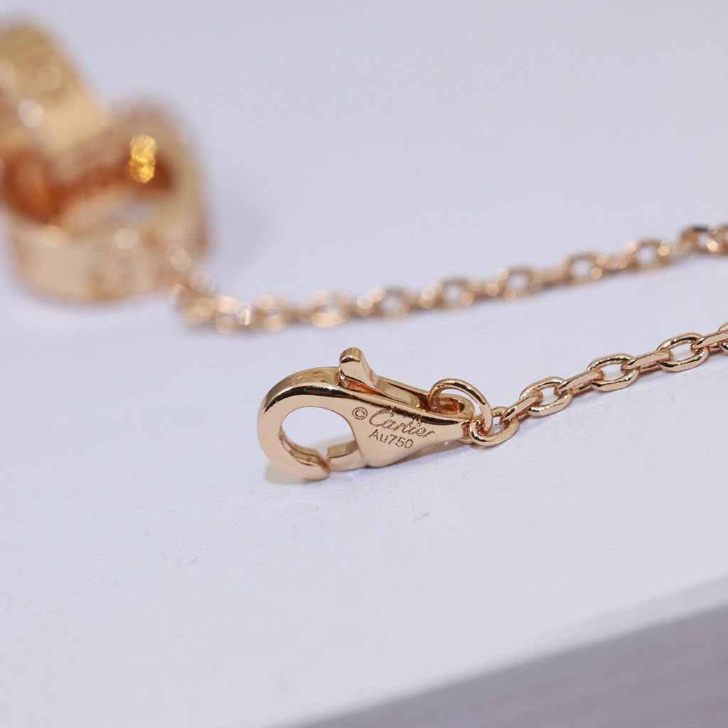 [Triumph Jewelry]LOVE DOUBLE RING NECKLACE