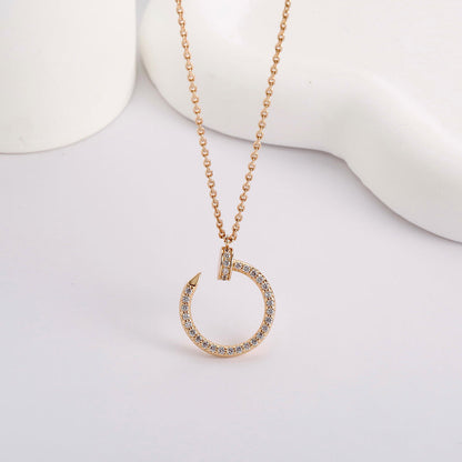 [Triumph Jewelry]JUSTE NECKLACE FULL DIAMOND