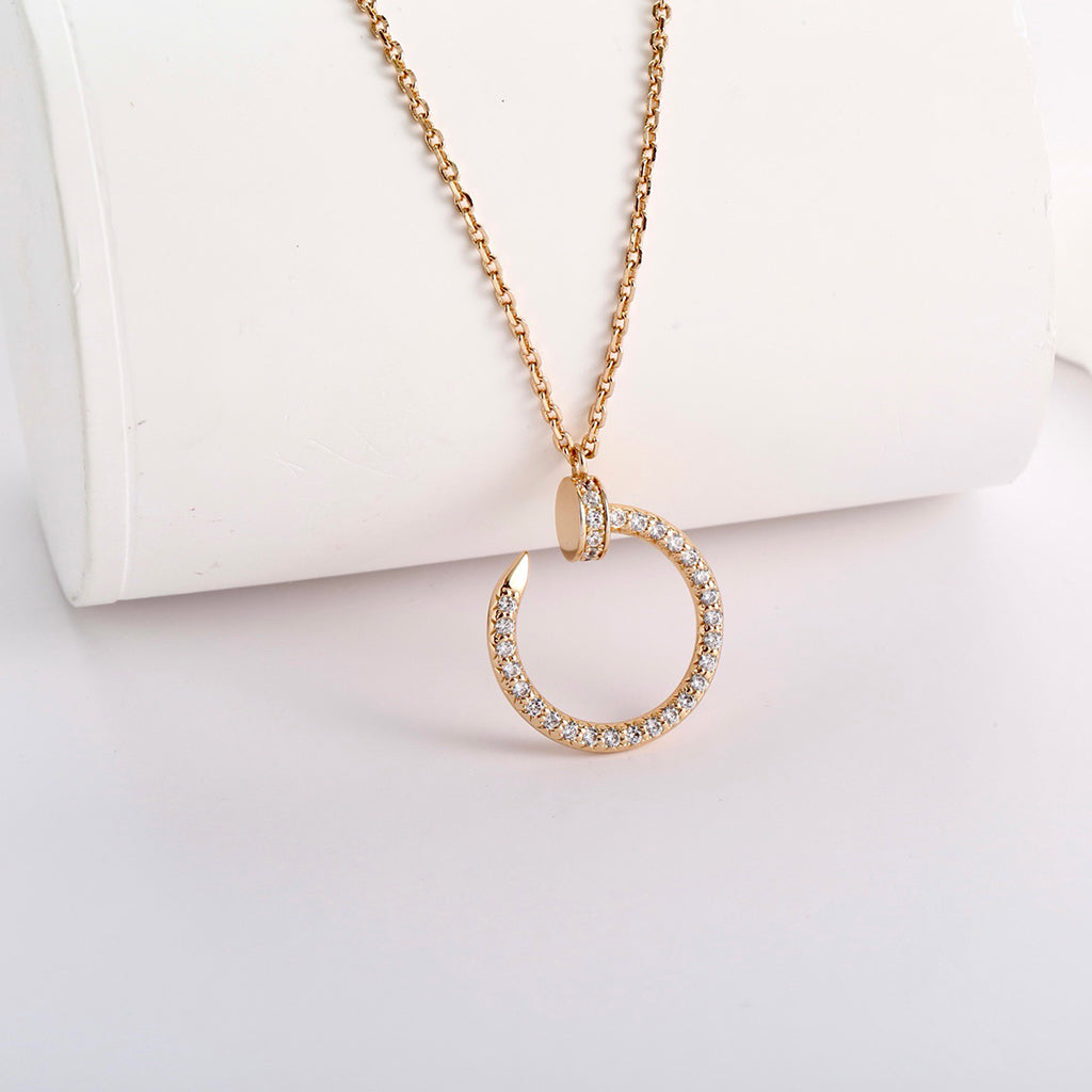 [Triumph Jewelry]JUSTE NECKLACE FULL DIAMOND