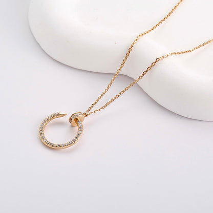[Triumph Jewelry]JUSTE NECKLACE FULL DIAMOND