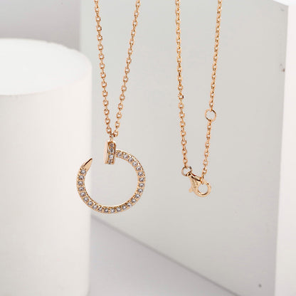 [Triumph Jewelry]JUSTE NECKLACE FULL DIAMOND