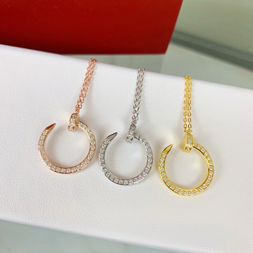 [Triumph Jewelry]JUSTE NECKLACE FULL DIAMOND