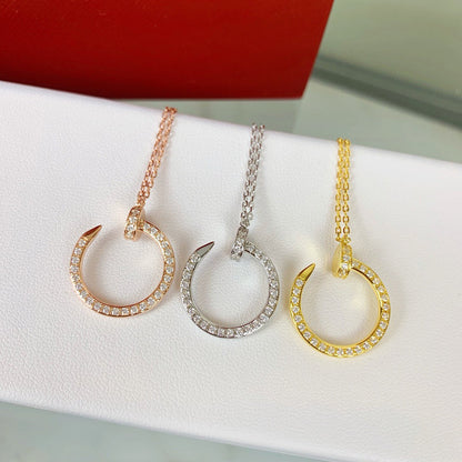 [Triumph Jewelry]JUSTE NECKLACE FULL DIAMOND